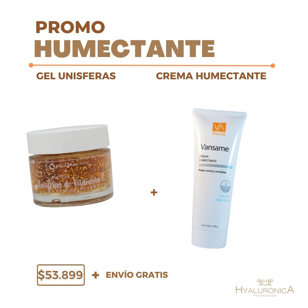 Promo: Gel Unisferas + Crema Hidratante VANSAME