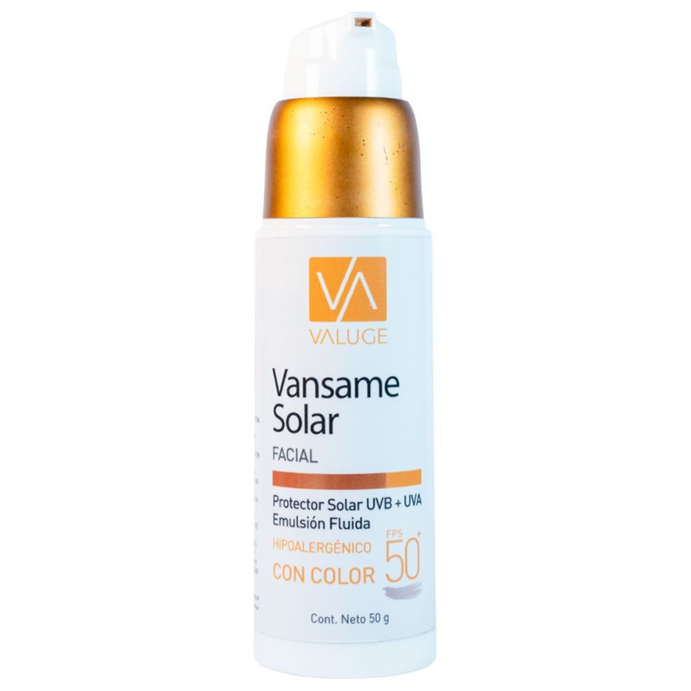 Vansame protector solar color FPS 50+