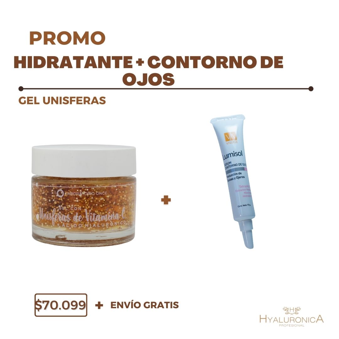 Promo: Gel Unisferas + Sérum Lumisol Contorno de Ojos